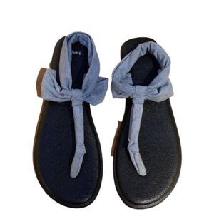 Sanuk Yoga Sling Heather Gray Sandal Flip Flops Size 9